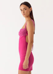Marias Mini Dress - Fuchsia