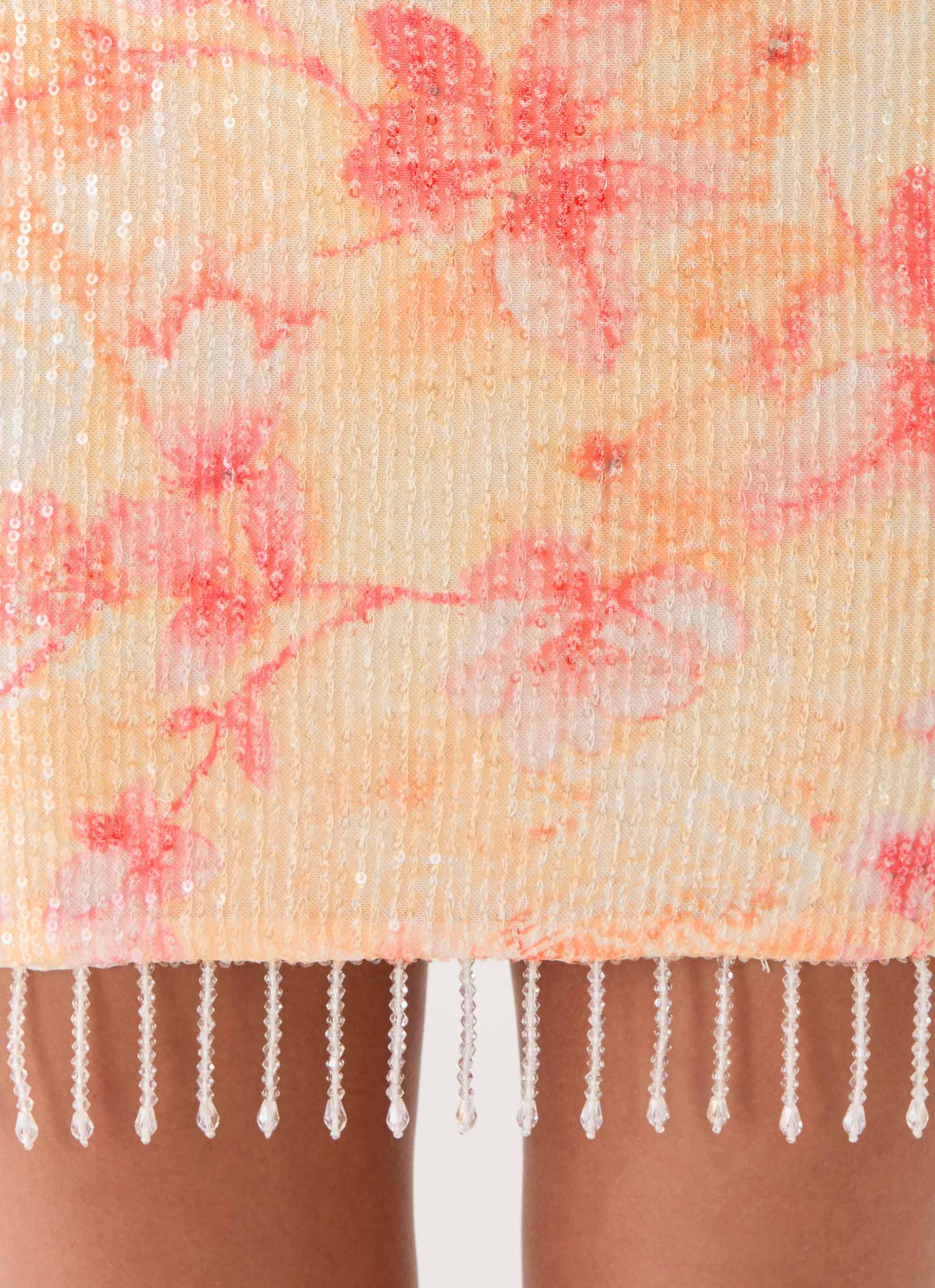 Hina Sequin Mini Dress - Sun Burnt Shimmer